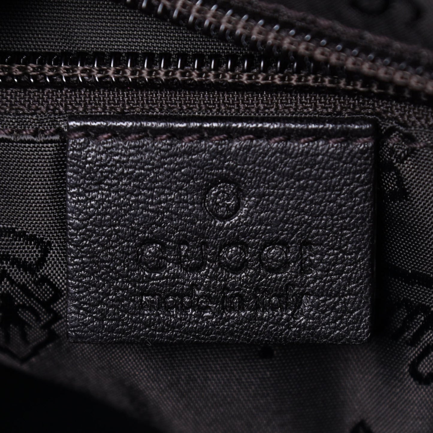 Guccissima Medium Messenger Black