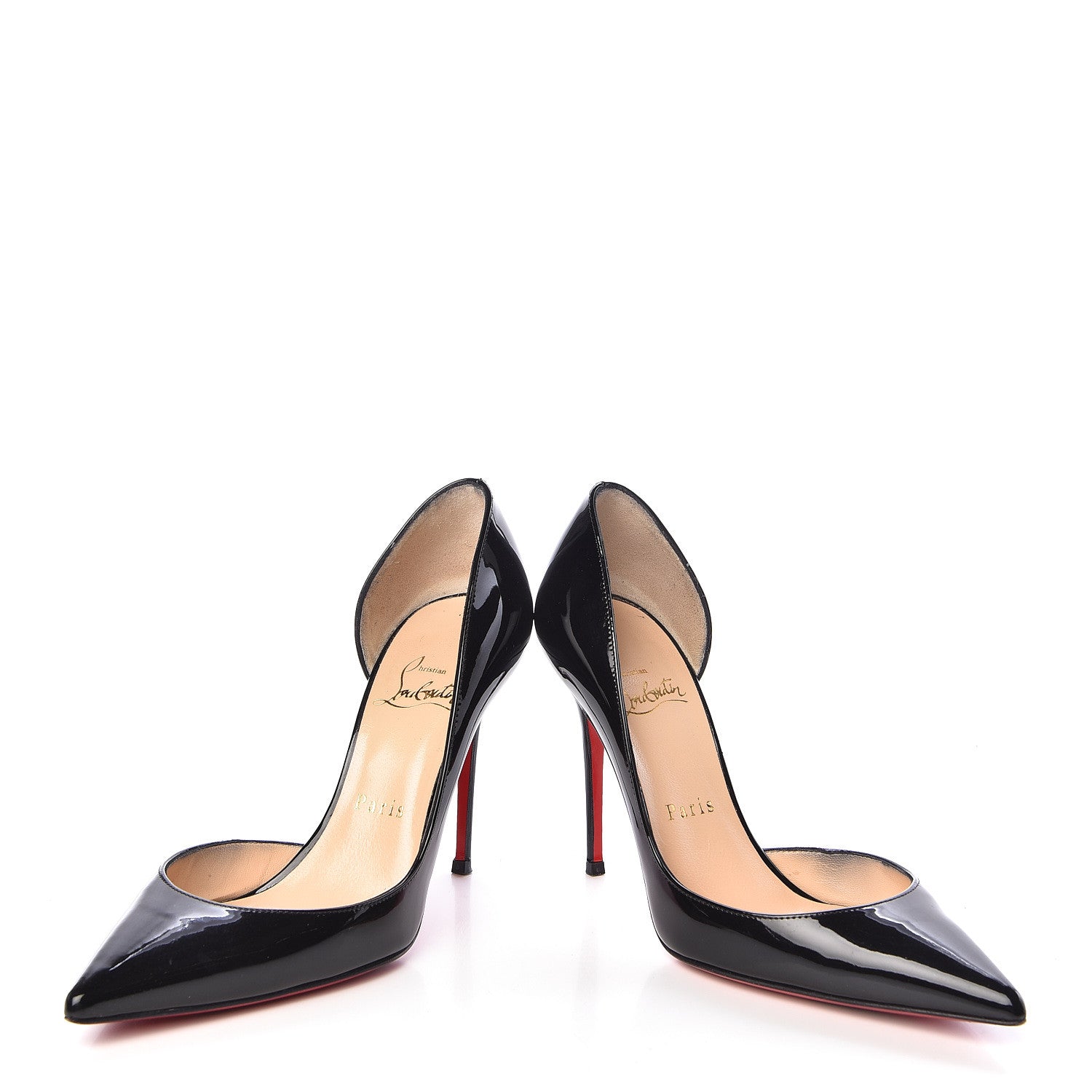 Christian Louboutin Patent Iriza 100 Pumps 36.5 Black 5 of 11