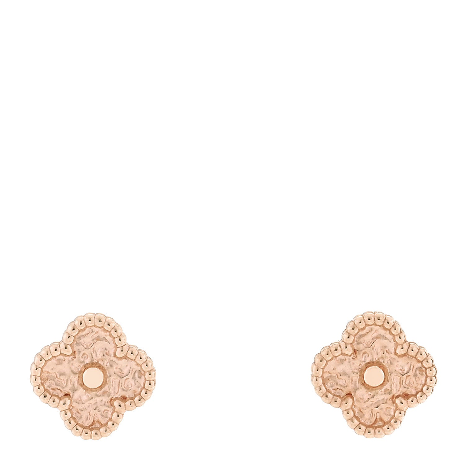 Van Cleef & Arpels 18K Rose Gold Sweet Alhambra Earrings 1 of 5