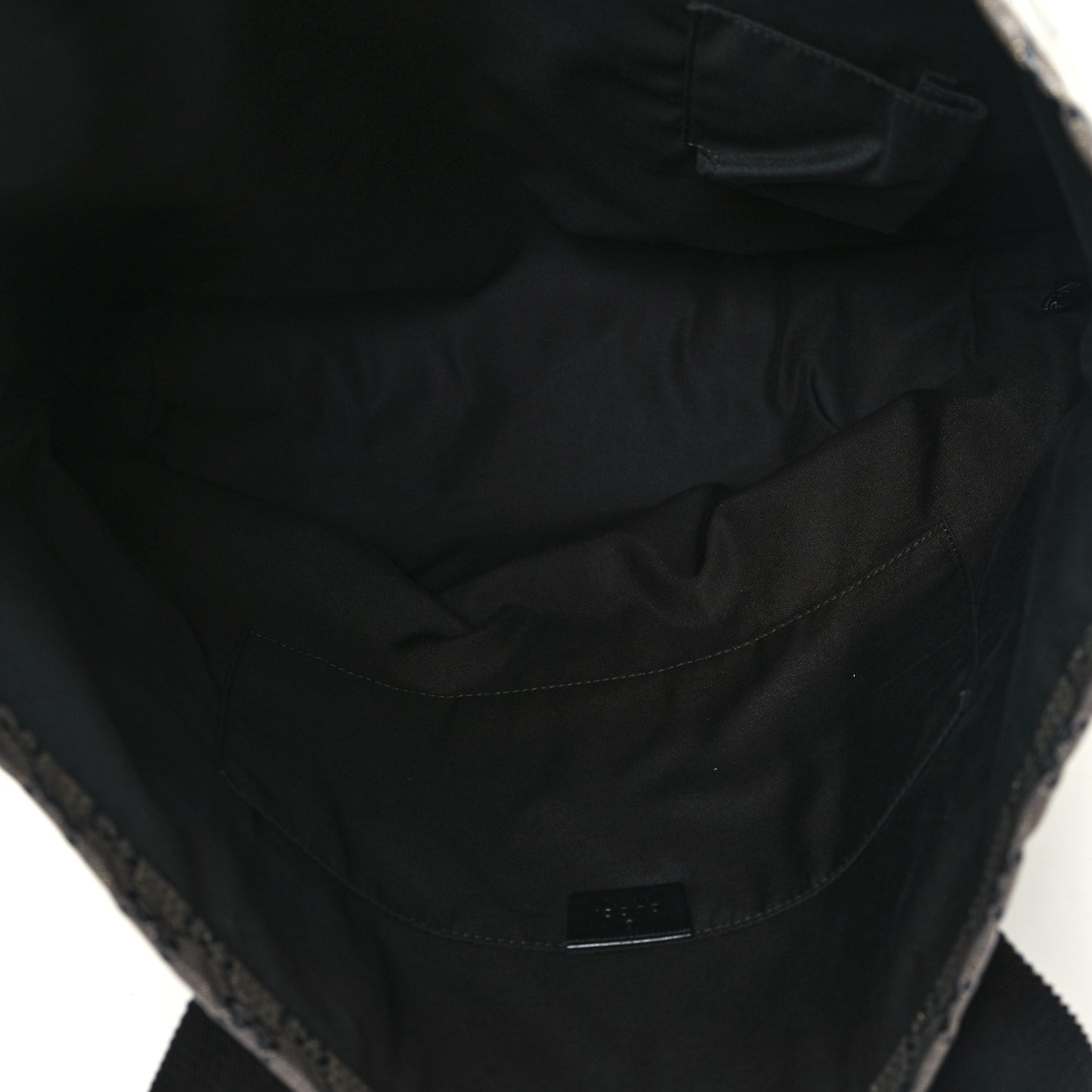 Crystal Monogram Medium Vertical Tote Black