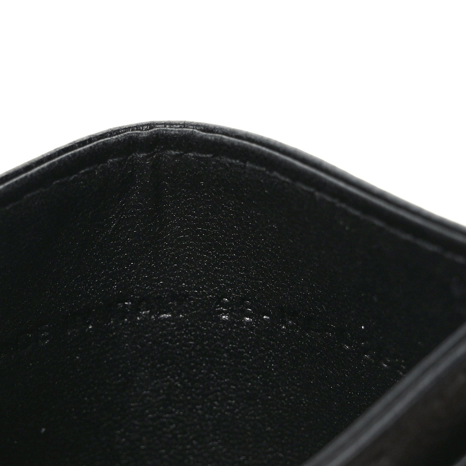 Christian Dior Supple Calfskin Cannage Caro Five-Slot Card Holder Black 7 of 8