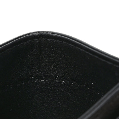 Christian Dior Supple Calfskin Cannage Caro Five-Slot Card Holder Black 7 of 8