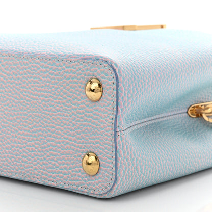 Louis Vuitton Taurillon Summer Stardust Capucines BB Lilas Purple 10 of 11