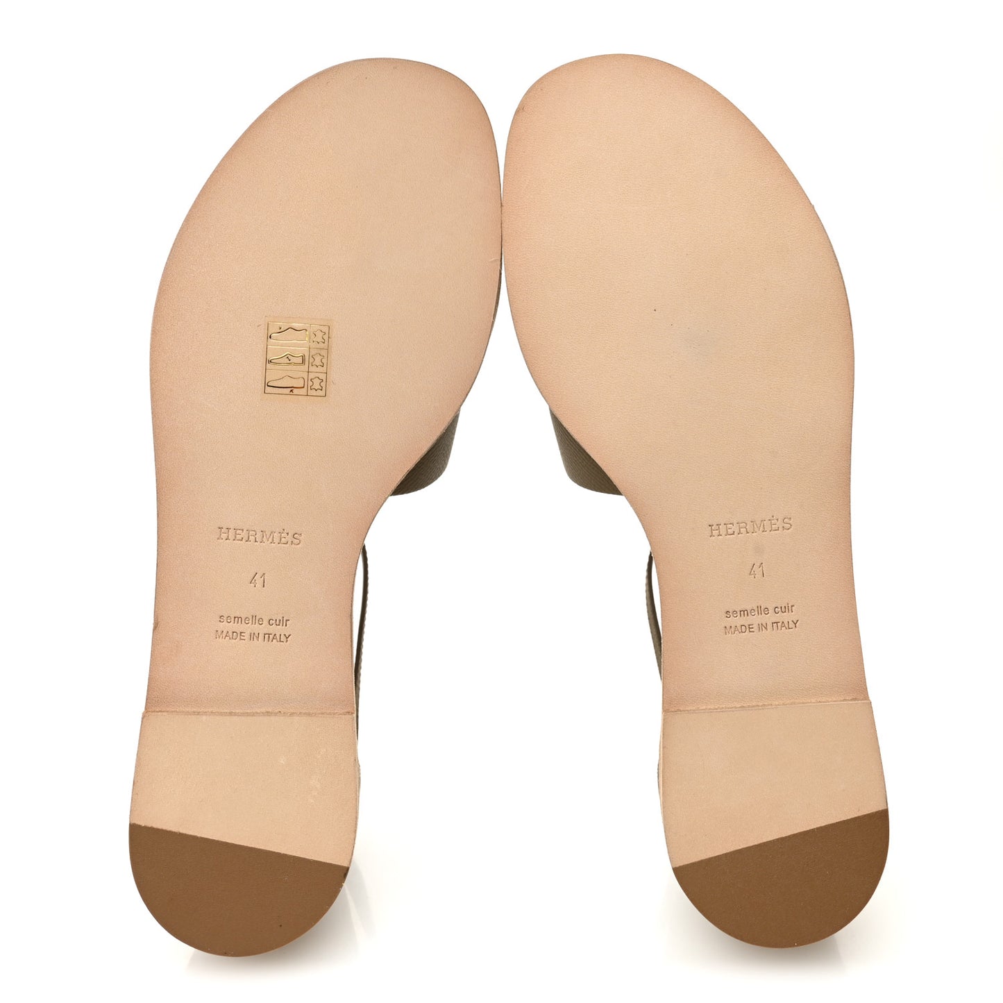 Epsom Santorini Sandals 41 Etoupe