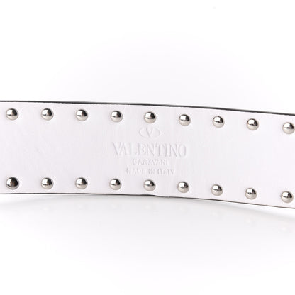 Valentino Garavani Lambskin Free Rockstud Spike Shoulder Strap Optic White 3 of 4