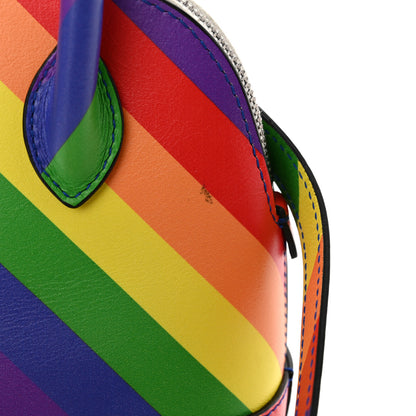 Balenciaga Smooth Calfskin Logo Rainbow XXS Ville Top Handle Bag Multicolor 12 of 12