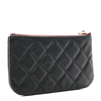 Chanel Caviar Quilted Small Pouch Black 3 of 8