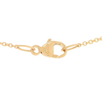 David Yurman 18K Yellow Gold Diamond Cushion Stud Pendant Necklace 5 of 5