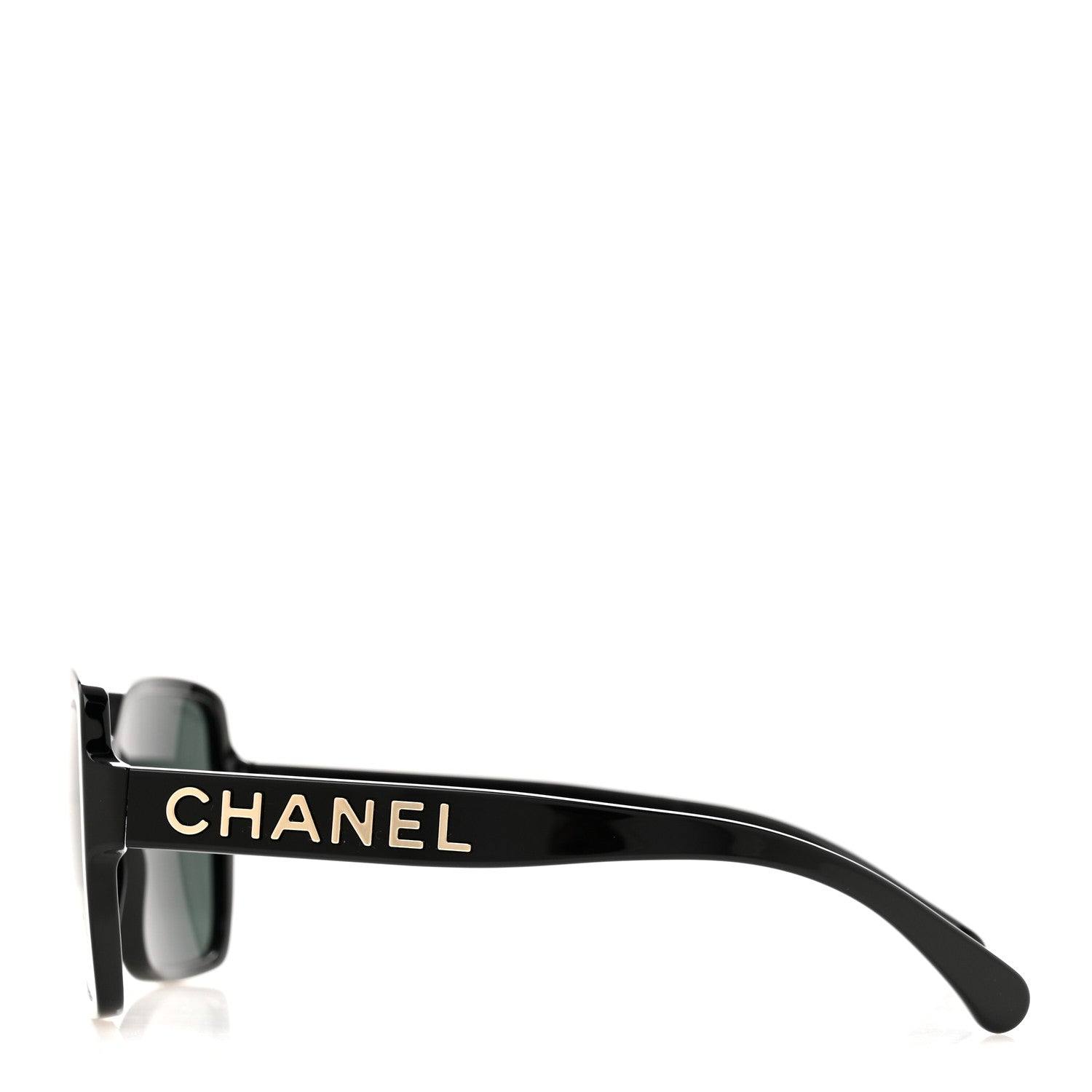 Chanel Acetate Polarized Square Sunglasses 5408 Black 3 of 8
