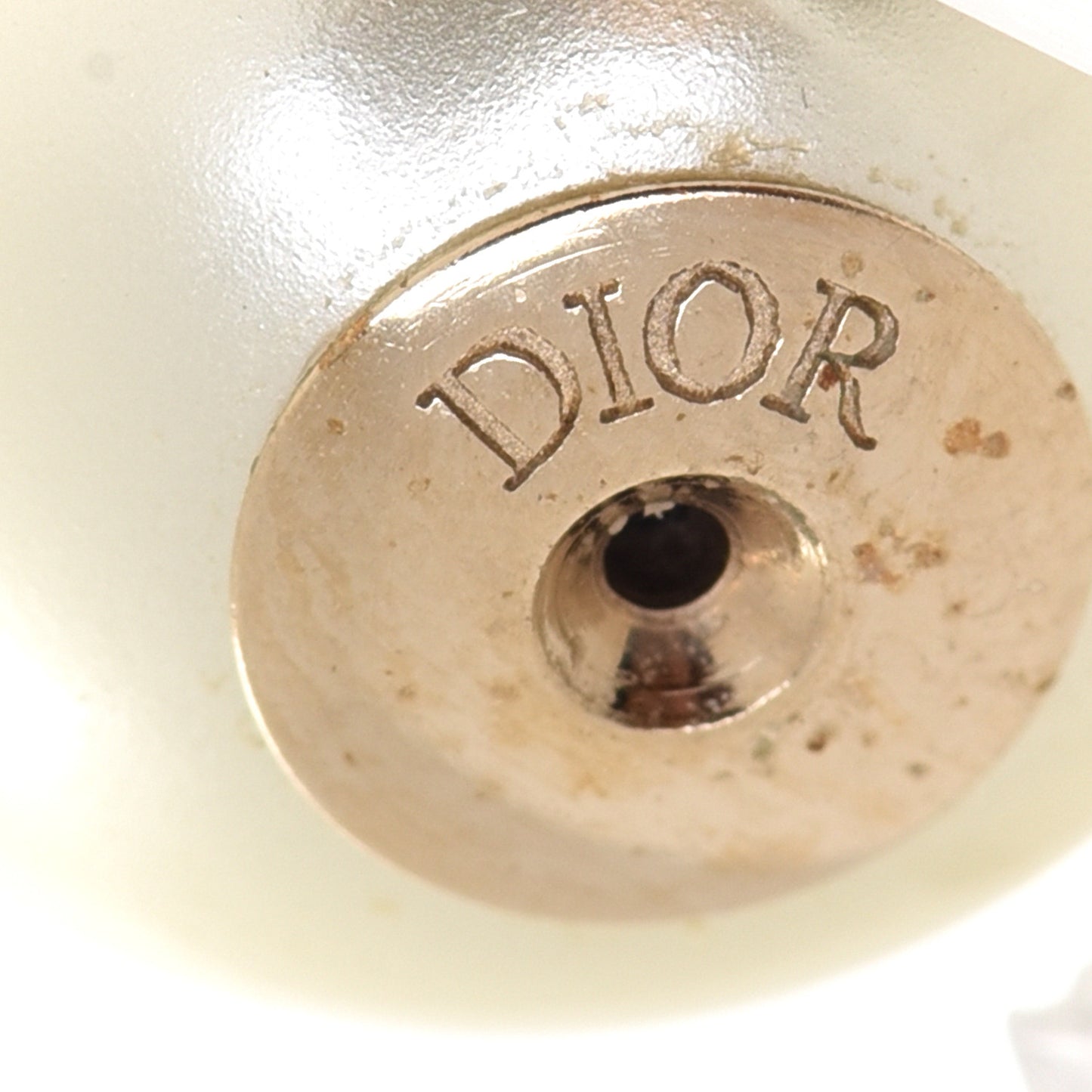 Pearl Mise En Dior Tribal Earrings Gold