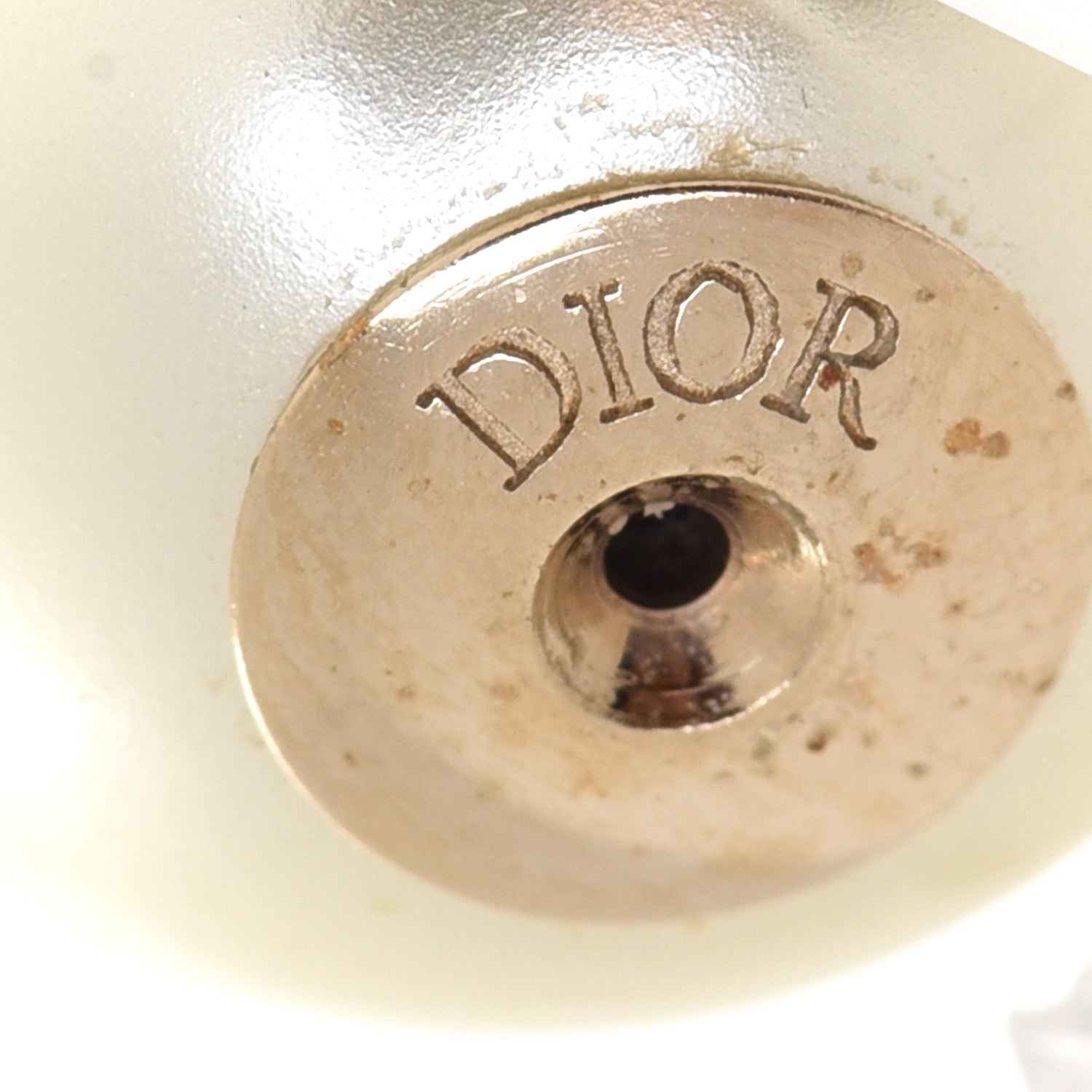 Christian Dior Pearl Mise En Dior Tribal Earrings Gold 4 of 5