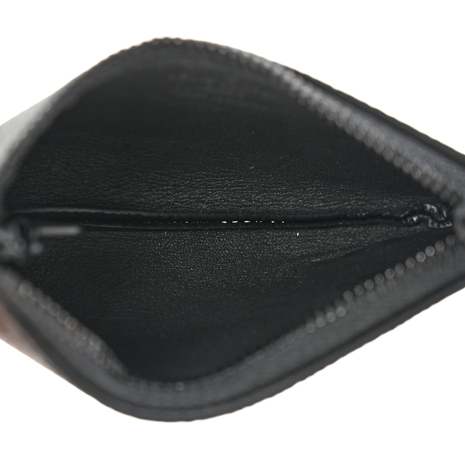 Louis Vuitton Grained Calfskin Aerogram Key Pouch Black 5 of 9