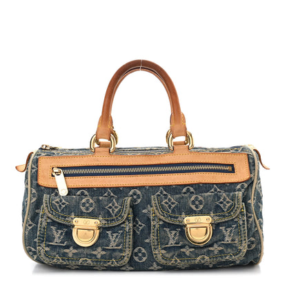 Louis Vuitton Monogram Denim Neo Speedy Blue 1 of 18