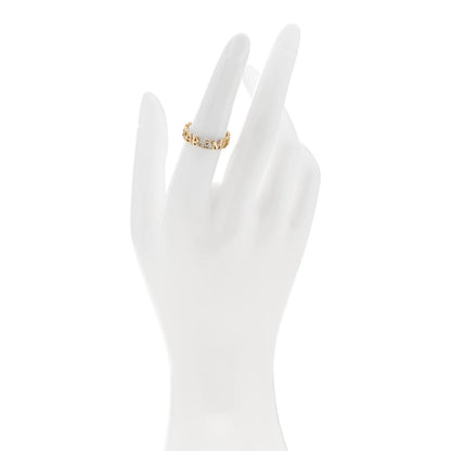Gucci 18K Yellow Gold Diamond L'Aveugle Par Amour Ring 53 6.25 2 of 5