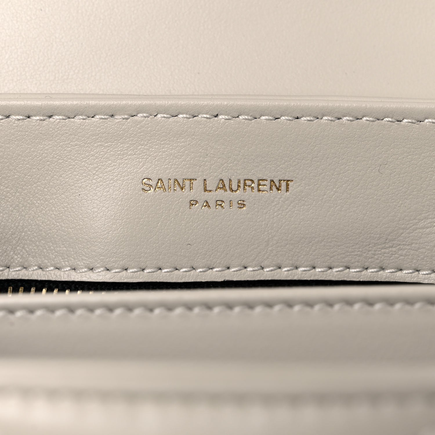 Saint Laurent Calfskin Y Quilted Monogram Toy Loulou Crossbody Bag Crema Soft 10 of 11