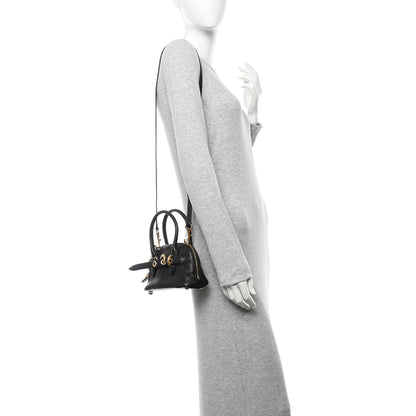 Miu Miu Nappa Mini Aventure Bag Black 2 of 9