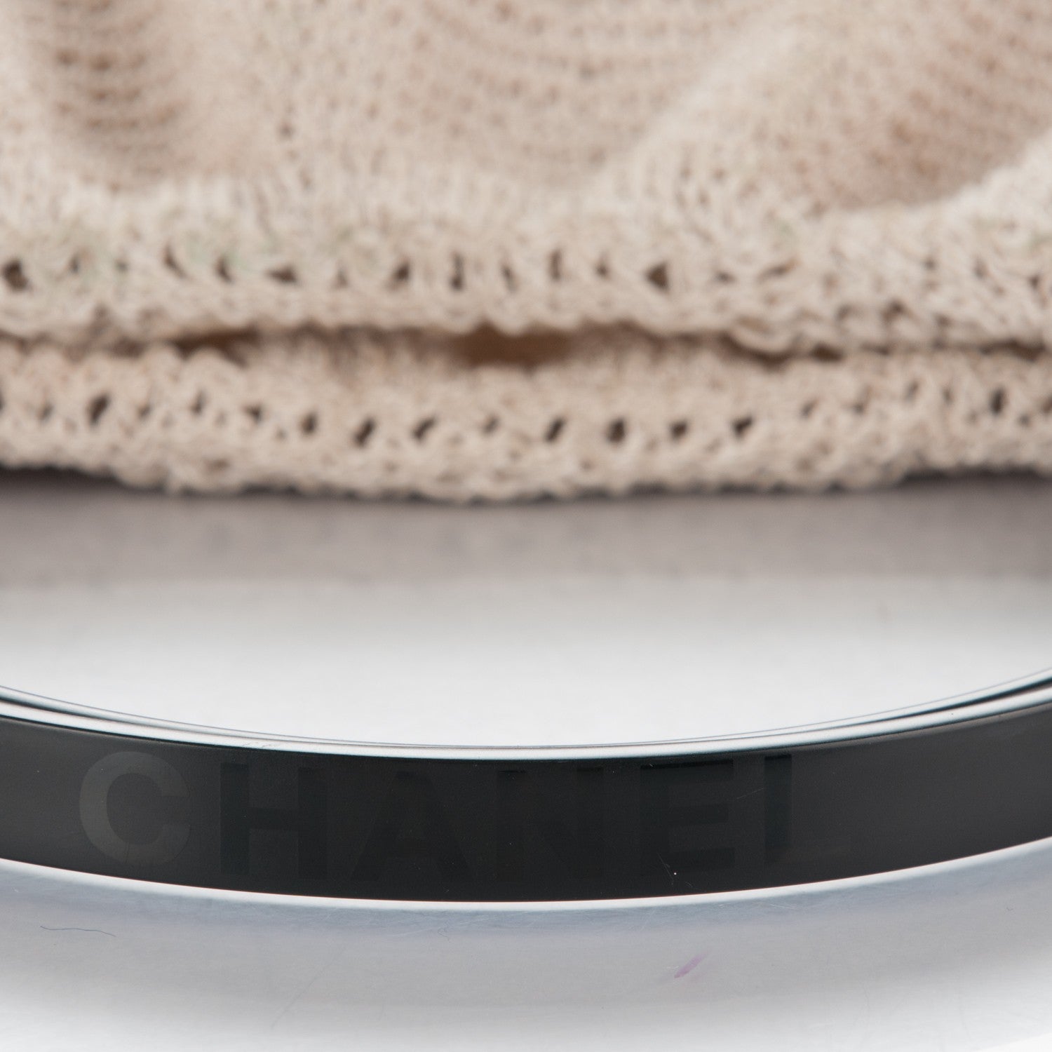 Chanel Crochet Knitting Bag Beige 7 of 7