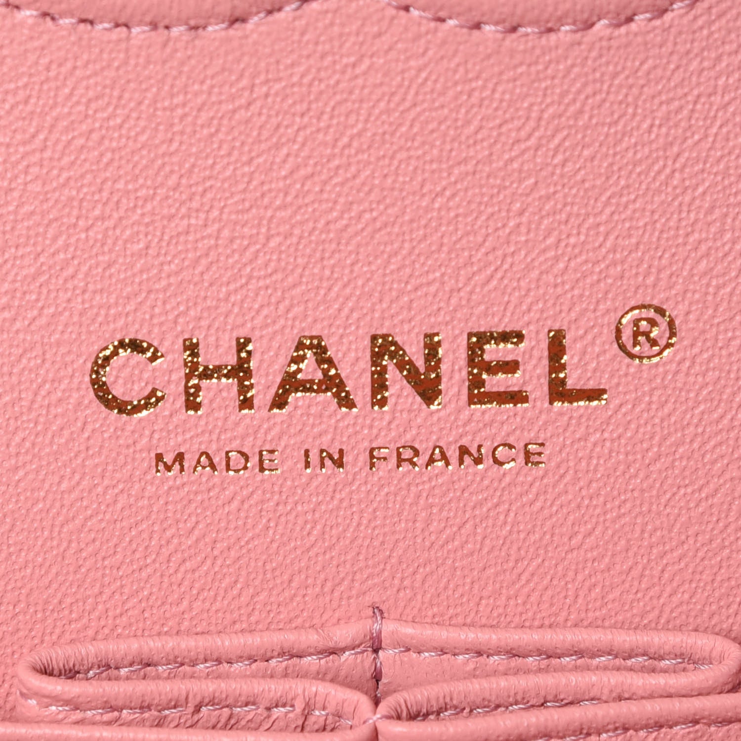 Chanel Caviar Chevron Quilted Medium Double Flap Pink 8 of 13