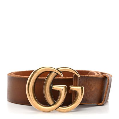 Gucci Faded Calfskin Double G 40mm Belt 85 34 Cuir 1 of 6