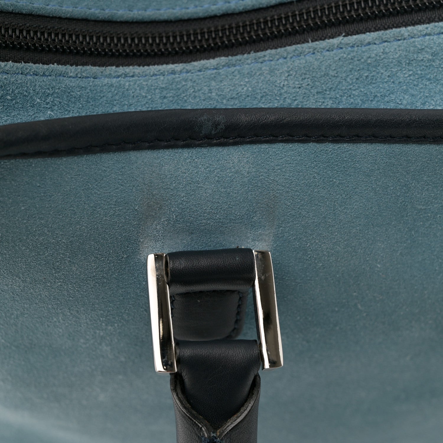 Loewe Suede Calfskin Amazona Blue Black 15 of 19