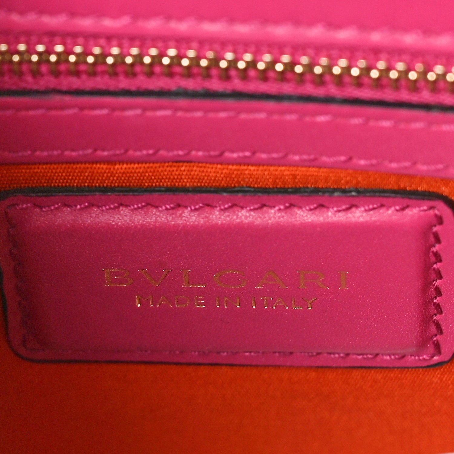 Bulgari Calfskin Serpenti Forever Shoulder Bag Pink 7 of 9