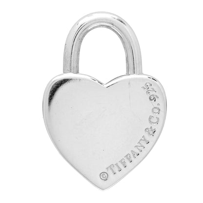 Tiffany Sterling Silver Return to Tiffany Heart Lock Pendant 3 of 3