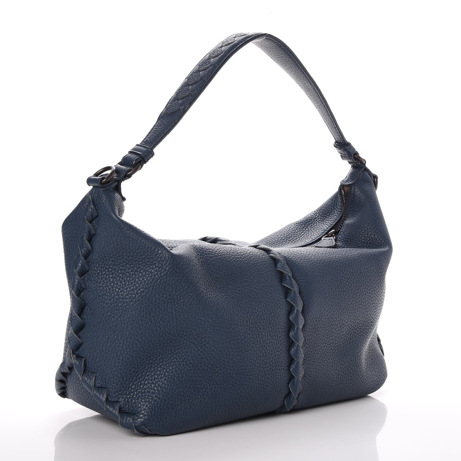 Bottega Veneta Cervo Deerskin Medium Shoulder Bag Denim 3 of 7