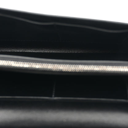 Hermes Box Kelly Wallet To Go Black 5 of 10