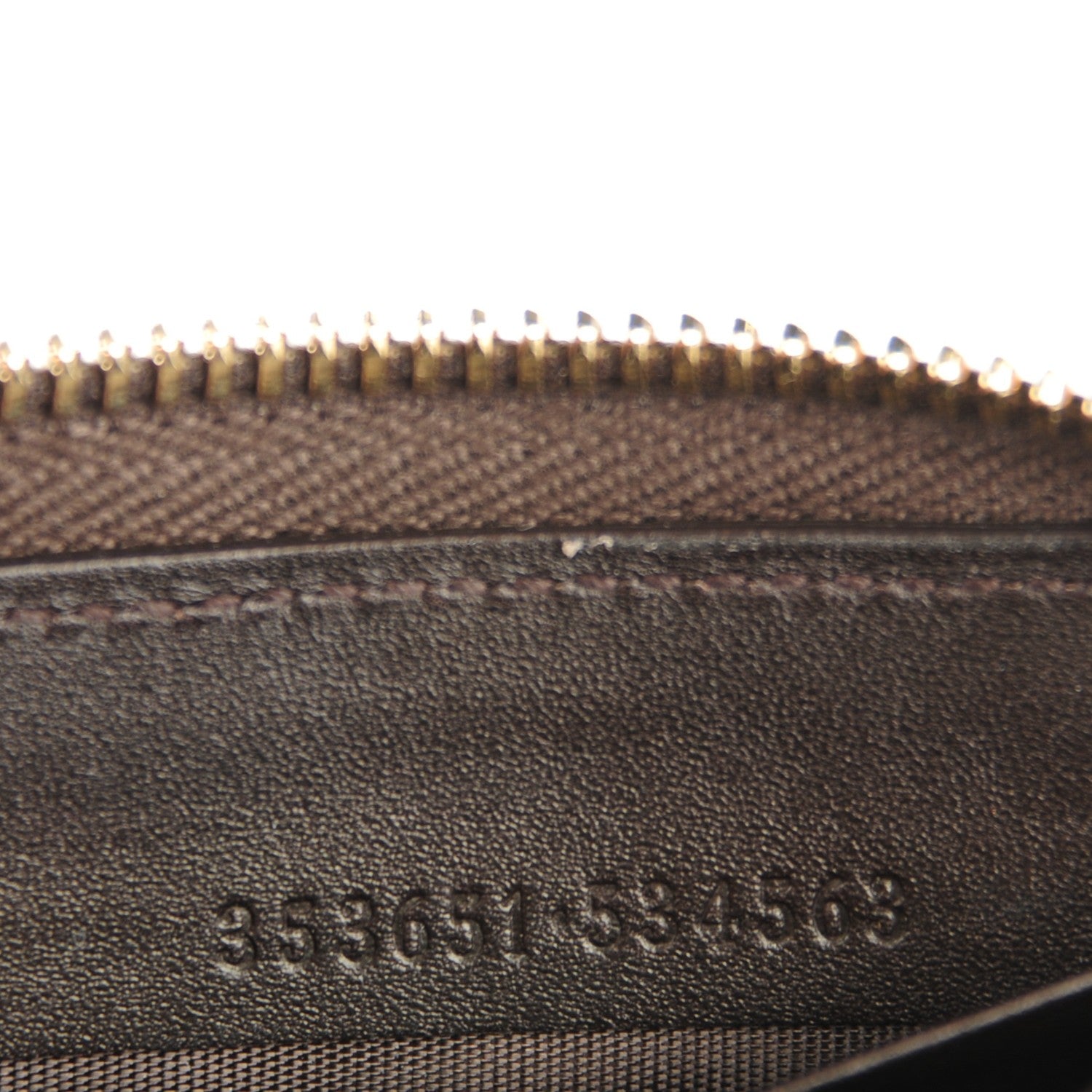 Gucci Monogram Web Rania Zip Around Wallet Brown 7 of 7
