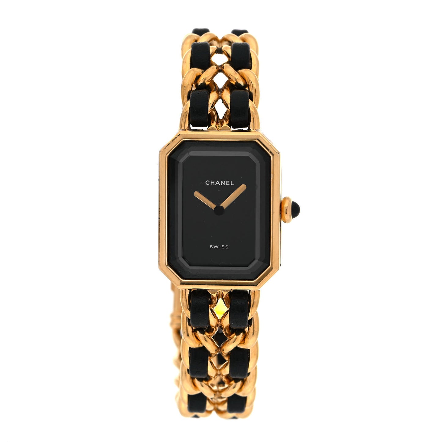 Stainless Steel Lambskin 20mm Chain Premiere Quartz Watch Gold L