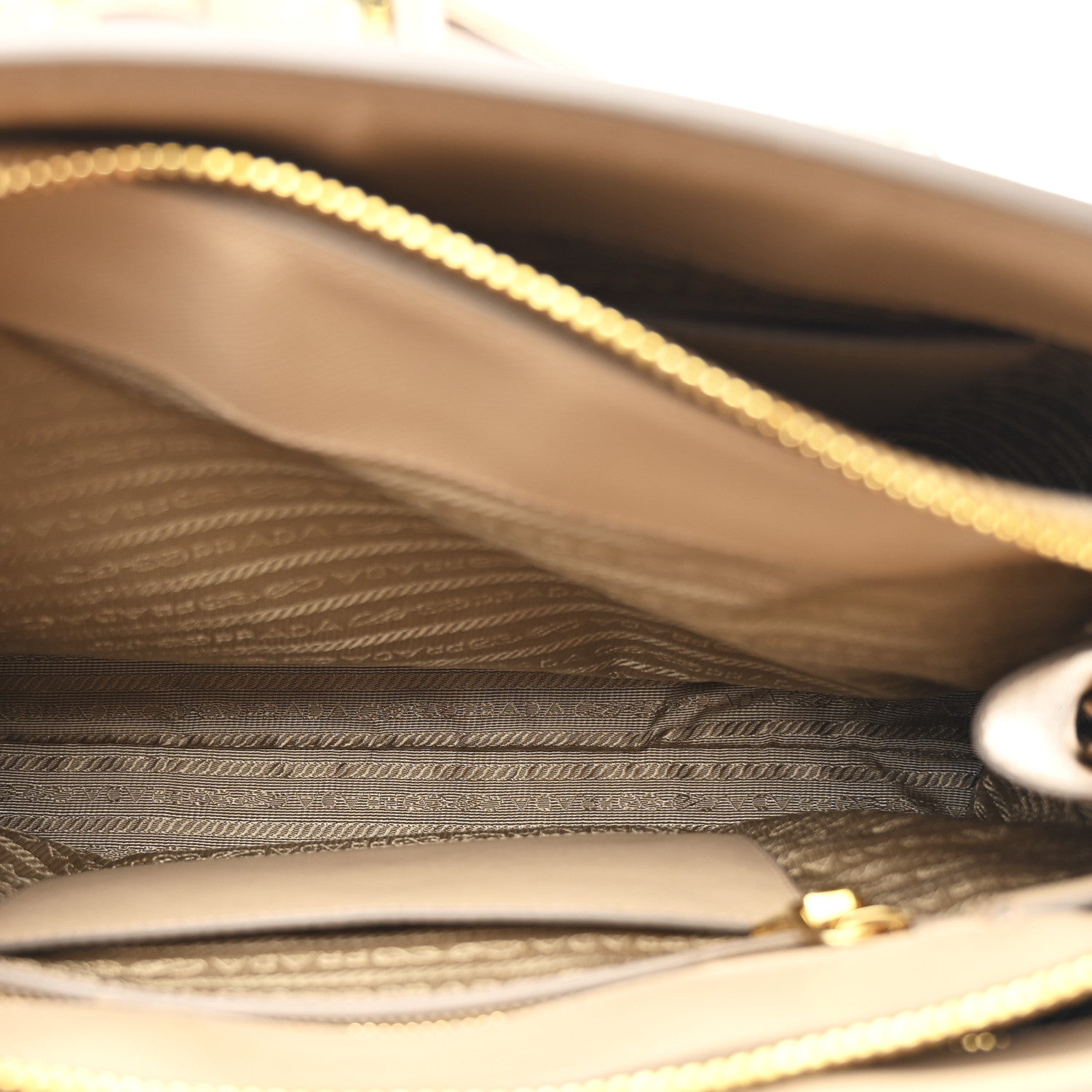 Prada Saffiano Lux Parabole Tote Sabbia 6 of 16