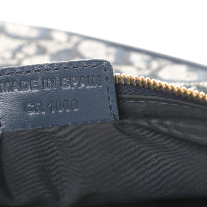 Christian Dior Monogram Mini Saddle Pochette Navy 7 of 14