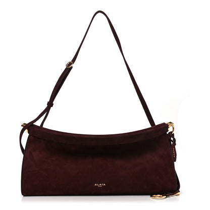 Alaia Nubuck Medium Le Click East West Bag Rouge Grenat 1 of 9