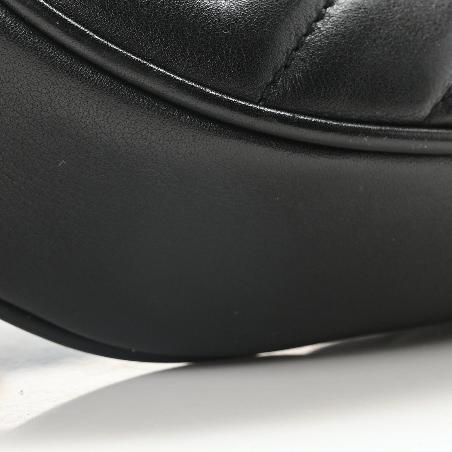 Calfskin Matelasse GG Marmont Belt Bag 75 30 Black