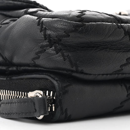 Chanel Lambskin Stitched New Mini Flap Black 10 of 13
