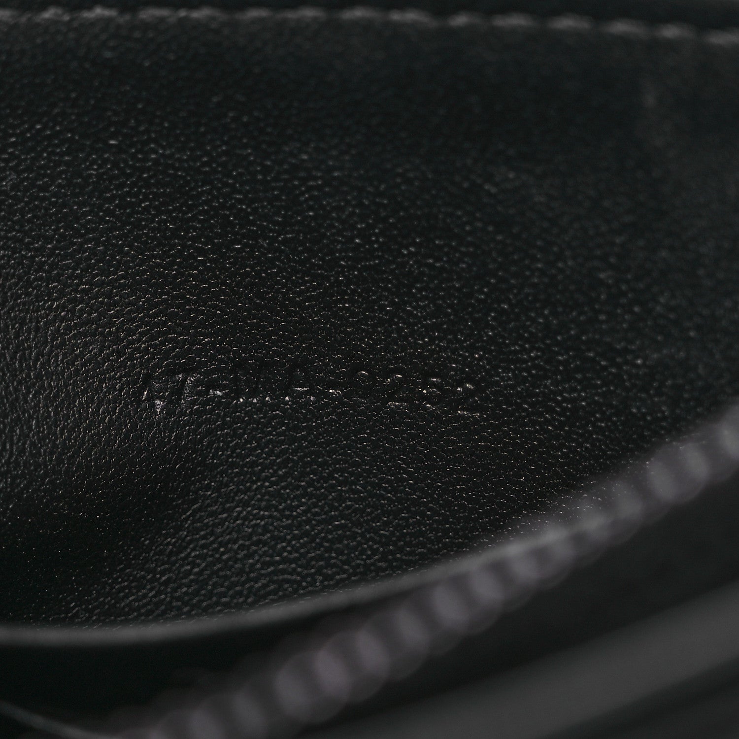 Christian Dior Calfskin Macrocannage Diamond Caro Zipped Pouch With Chain Black 8 of 13