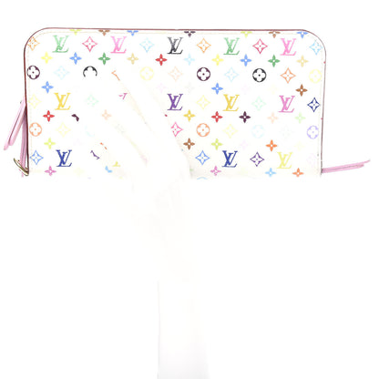 Louis Vuitton Monogram Multicolor Insolite Wallet White Litchi 2 of 10