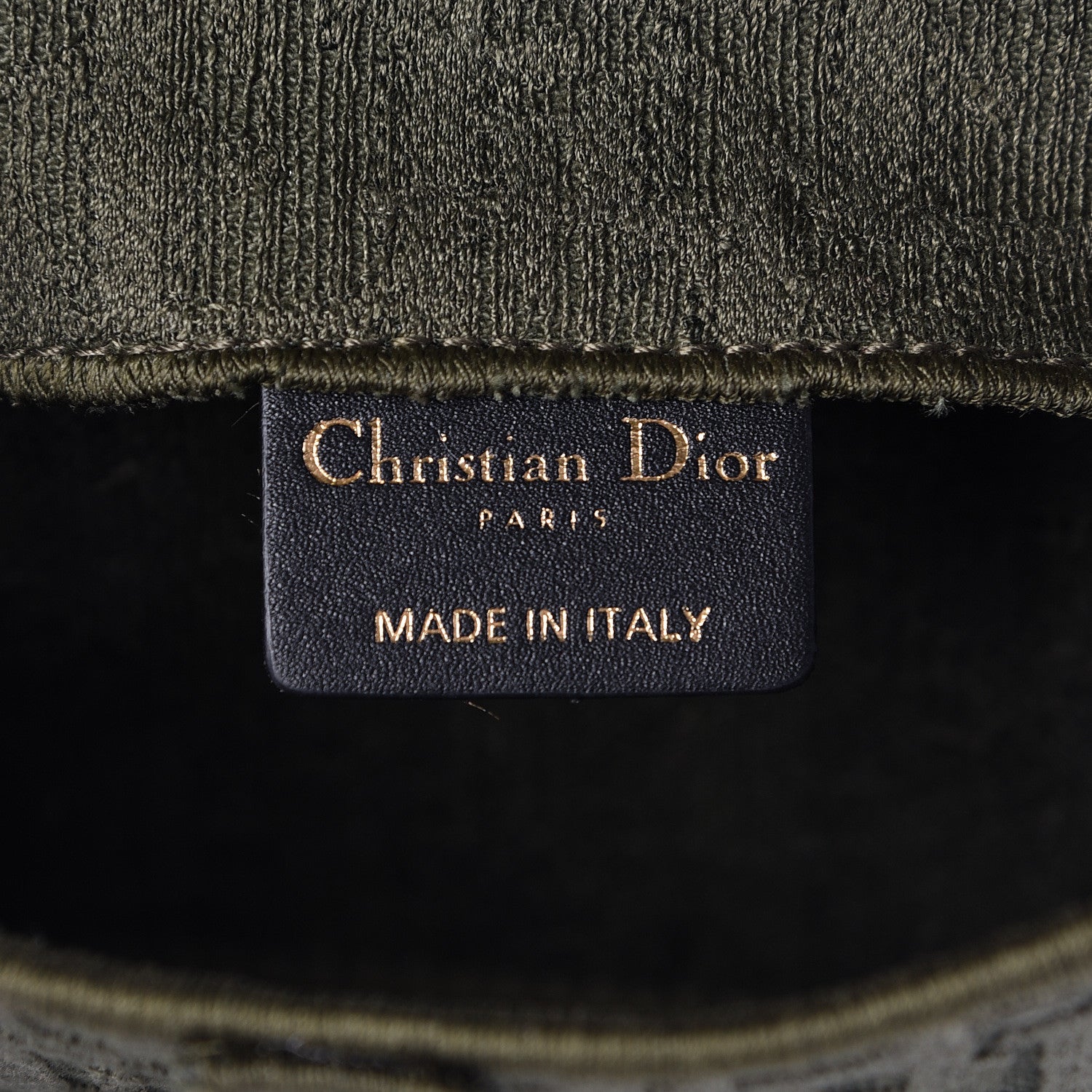 Christian Dior Oblique Saddle Belt Bag Green 6 of 10