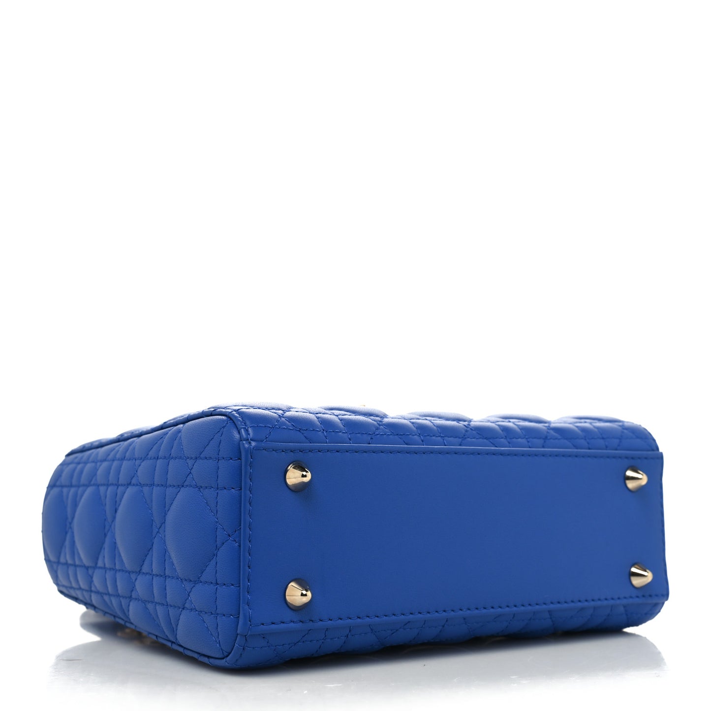 Lambskin Cannage Small My ABCDior Lady Dior Blue