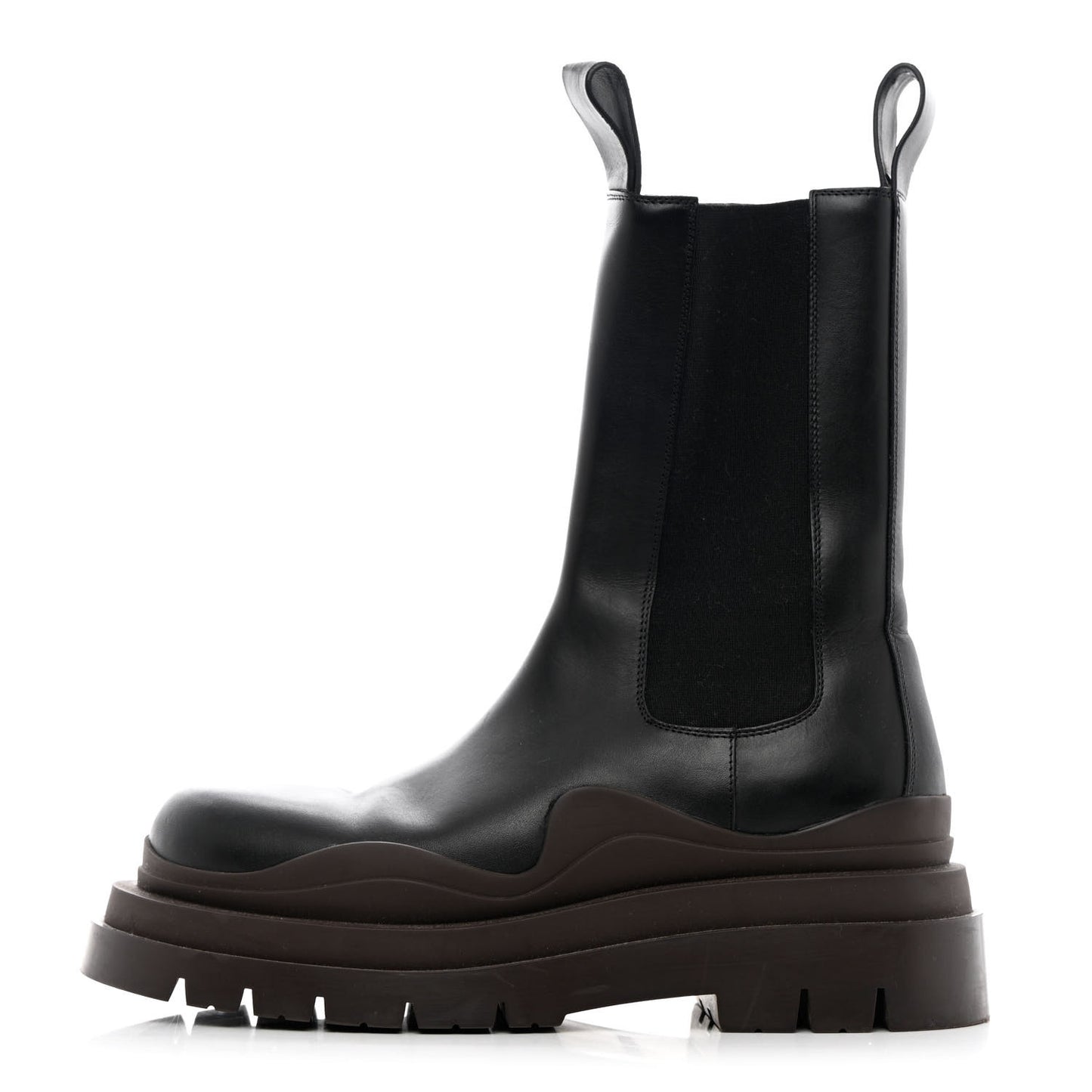 Calfskin Mens The Tire Chelsea Boots 42 Black Camping
