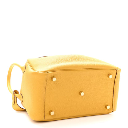 Hermes Taurillon Clemence Lindy 26 Jaune Ambre 4 of 9