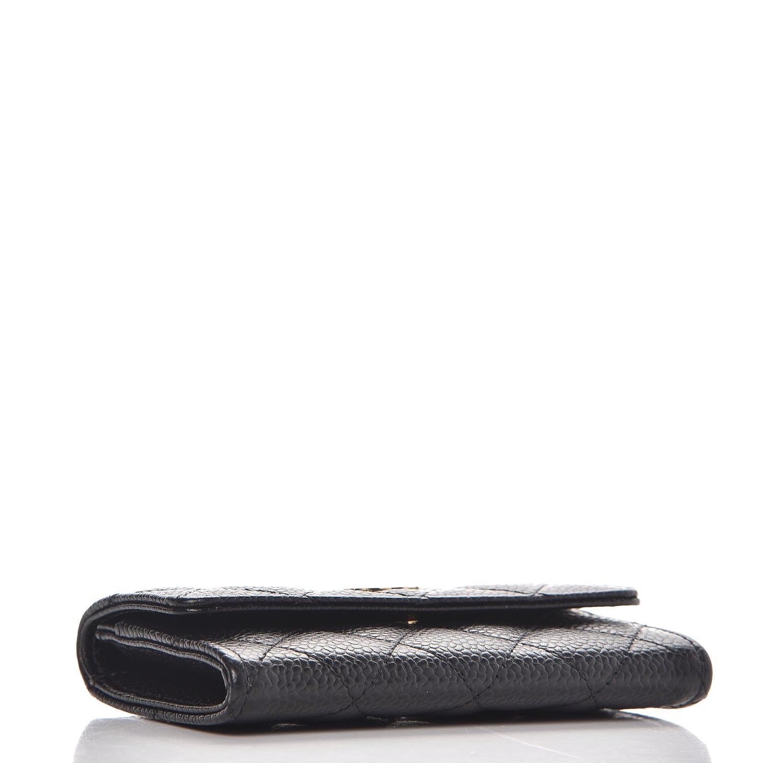 Chanel Caviar Quilted Flap Card Holder Black 4 of 9
