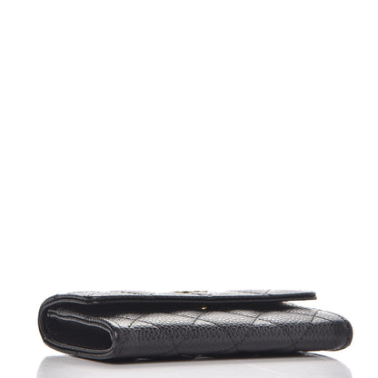 Chanel Caviar Quilted Flap Card Holder Black 4 of 9