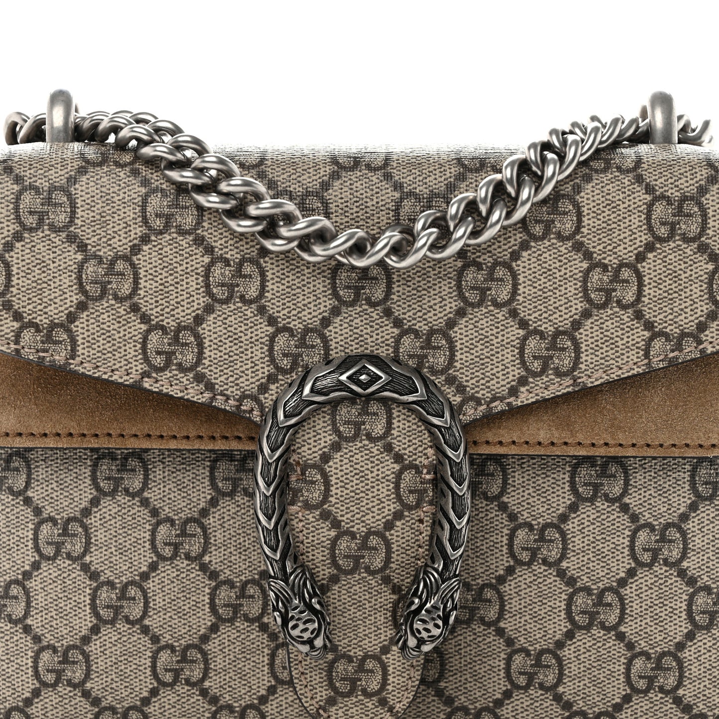 GG Supreme Monogram Mini Dionysus Shoulder Bag Taupe