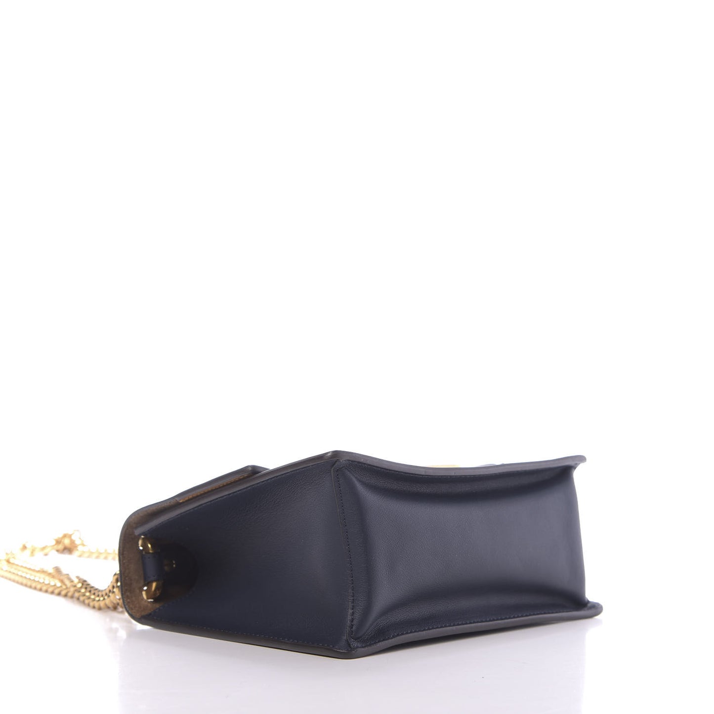 Vitello Grace Matte Small Kan U Shoulder Bag Midnight