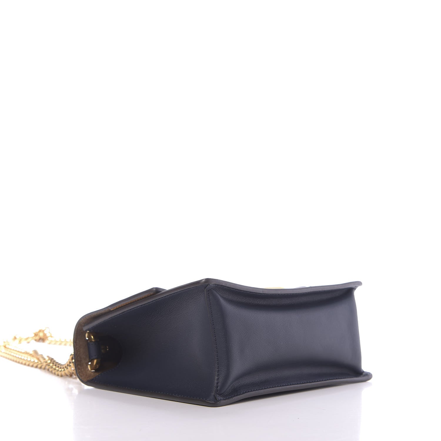 Fendi Vitello Grace Matte Small Kan U Shoulder Bag Midnight 4 of 11