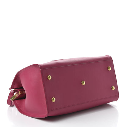 Saint Laurent Calfskin Small Classic Y Cabas Fuchsia 5 of 11