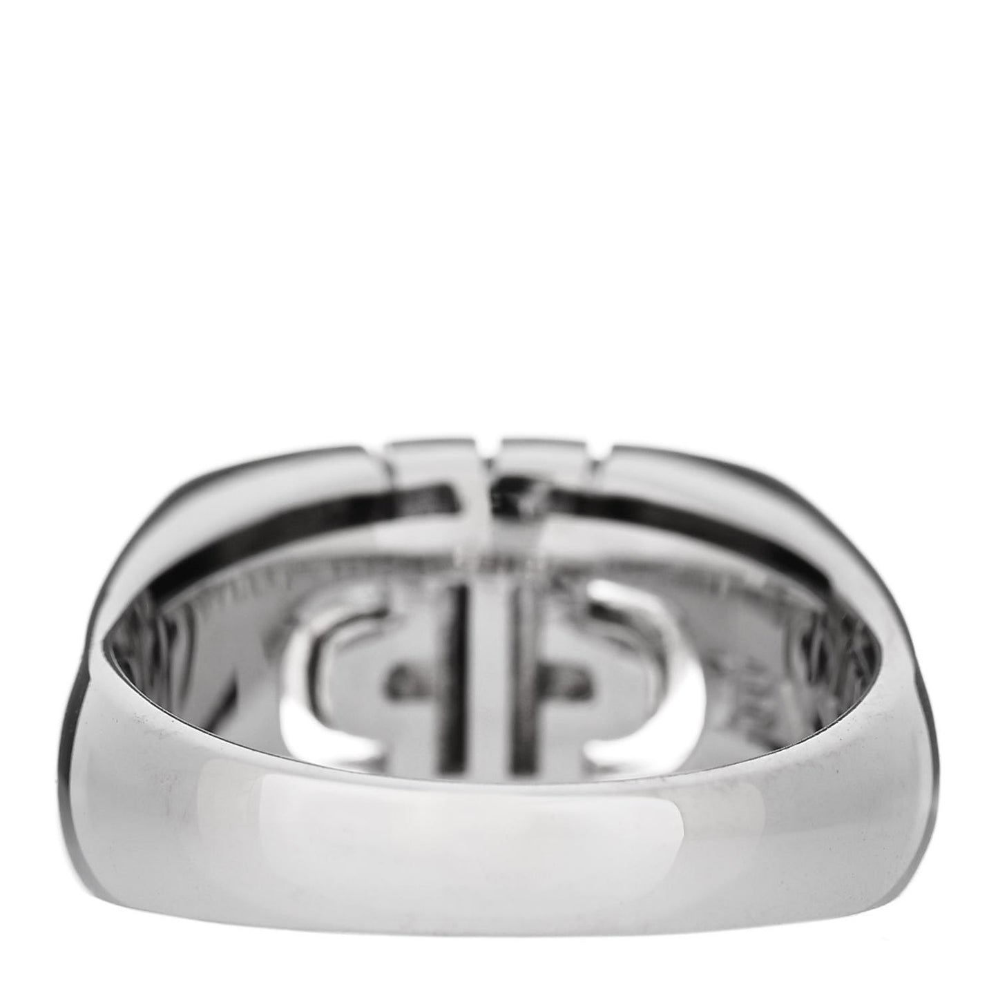 18K White Gold Parentesi Ring 53 6.5