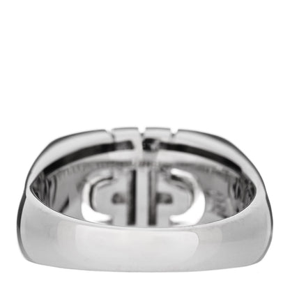 Bulgari 18K White Gold Parentesi Ring 53 6.5 3 of 5