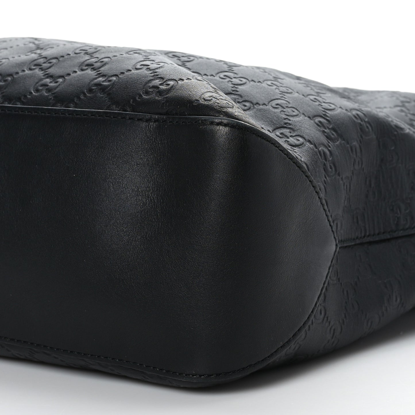 Guccissima Signature Large Linea A Hobo Black